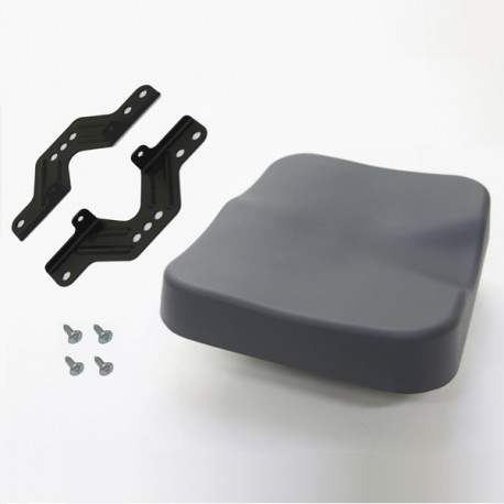 Seat Top with Frame and Screws Gray—Model C, D, E